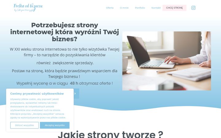 Screenshot of gabrysiakolarczyk.pl