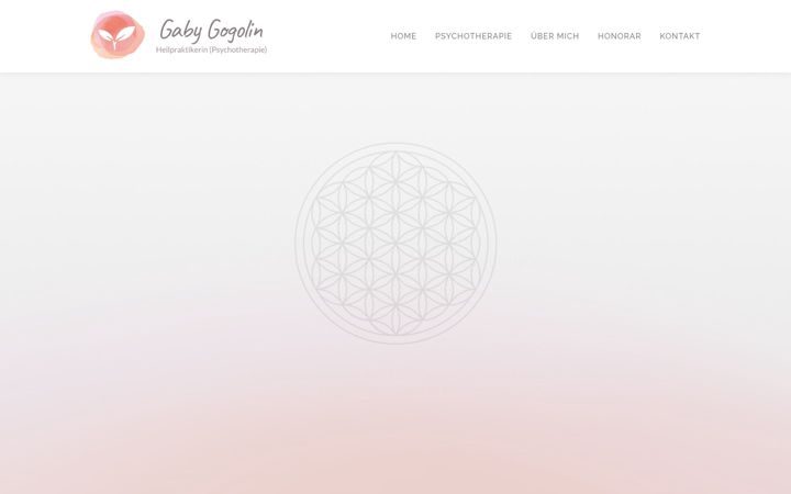 Screenshot of gaby-gogolin.de