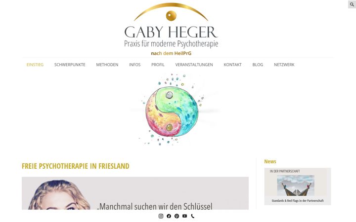 Screenshot of gaby-heger.de