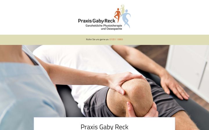 Screenshot of gaby-reck.de