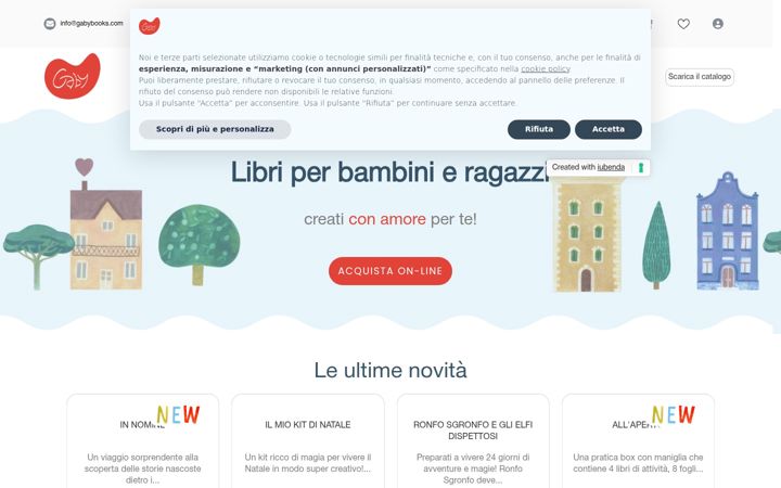 Screenshot of gabybooks.com