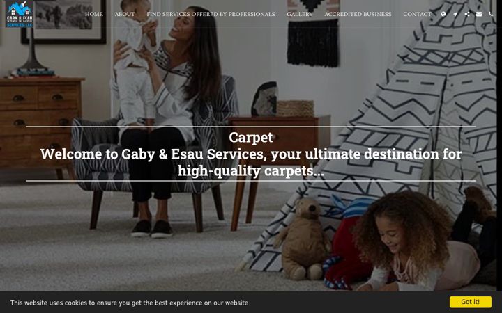 Screenshot of gabyesauservices.com