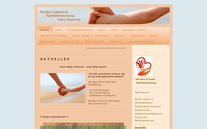 Zrzut ekranu gabyhammer.de