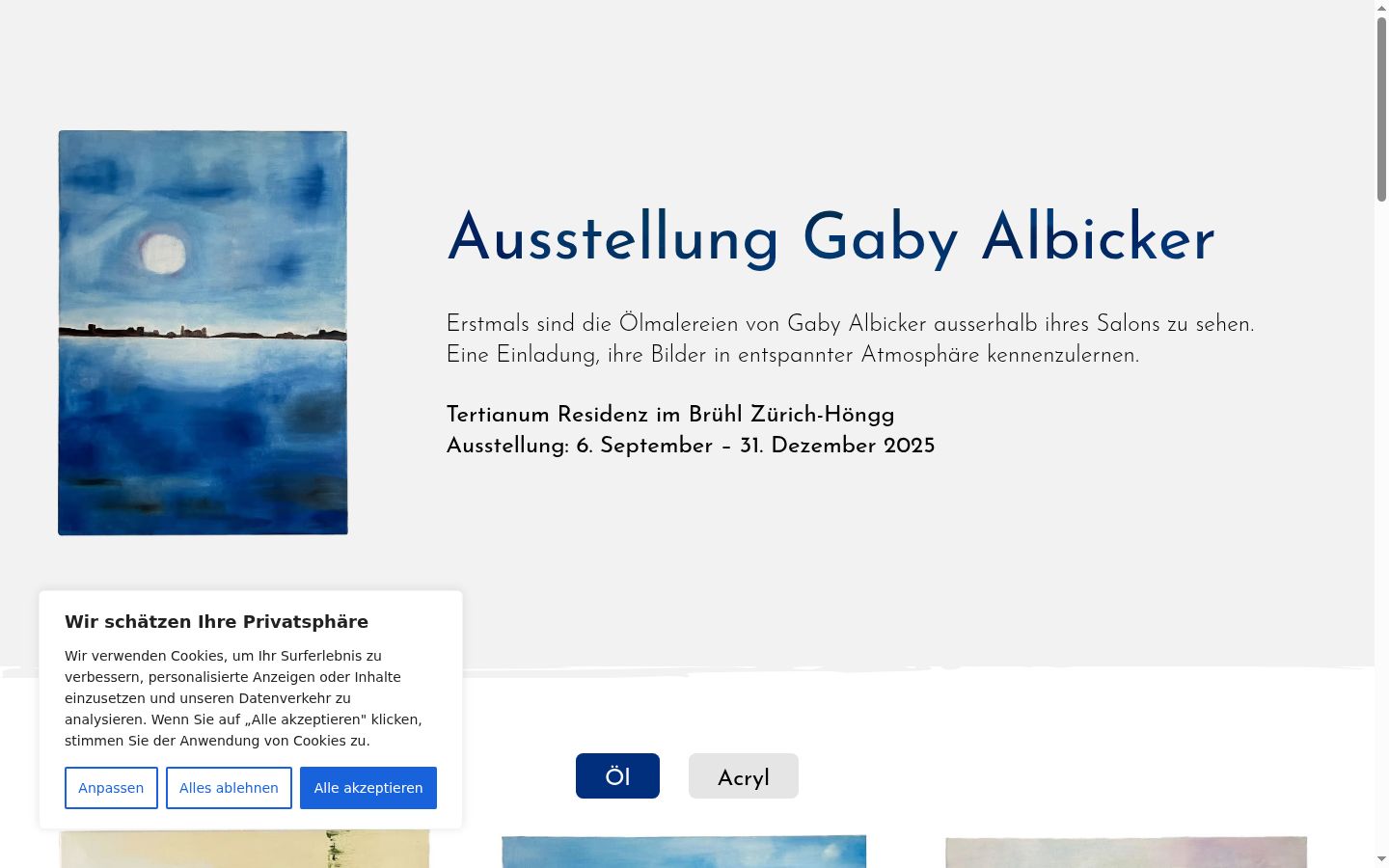 Screenshot tal-banner tal-kunsens muri qabel kwalunkwe interazzjoni