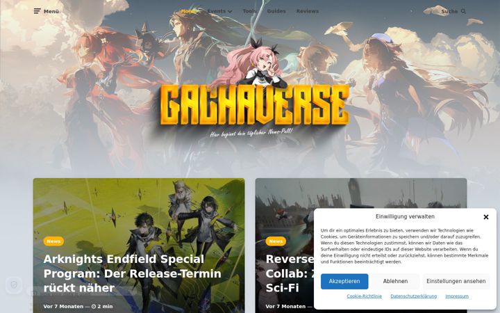 Screenshot of gachaverse.de