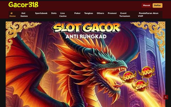 Screenshot of gacor318.com