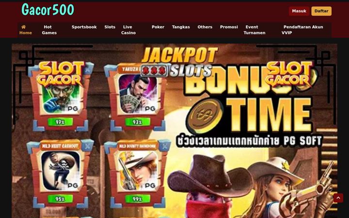 Screenshot of gacor500.net