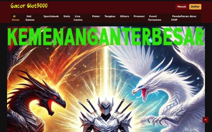 Screenshot του gacor5000slot.com