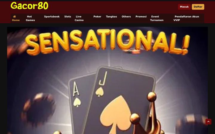 Screenshot of gacor80.org