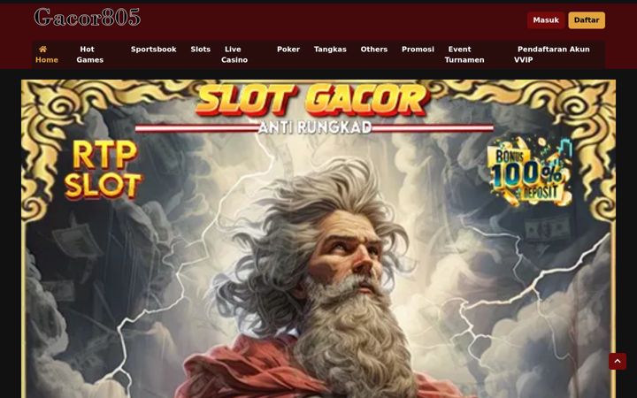 Screenshot of gacor805.org