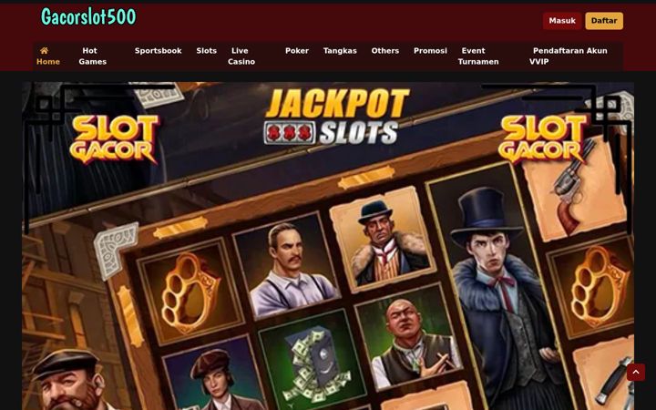 Screenshot of gacorslot500.com