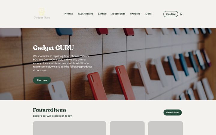 Екранна снимка на gad-get-guru.square.site