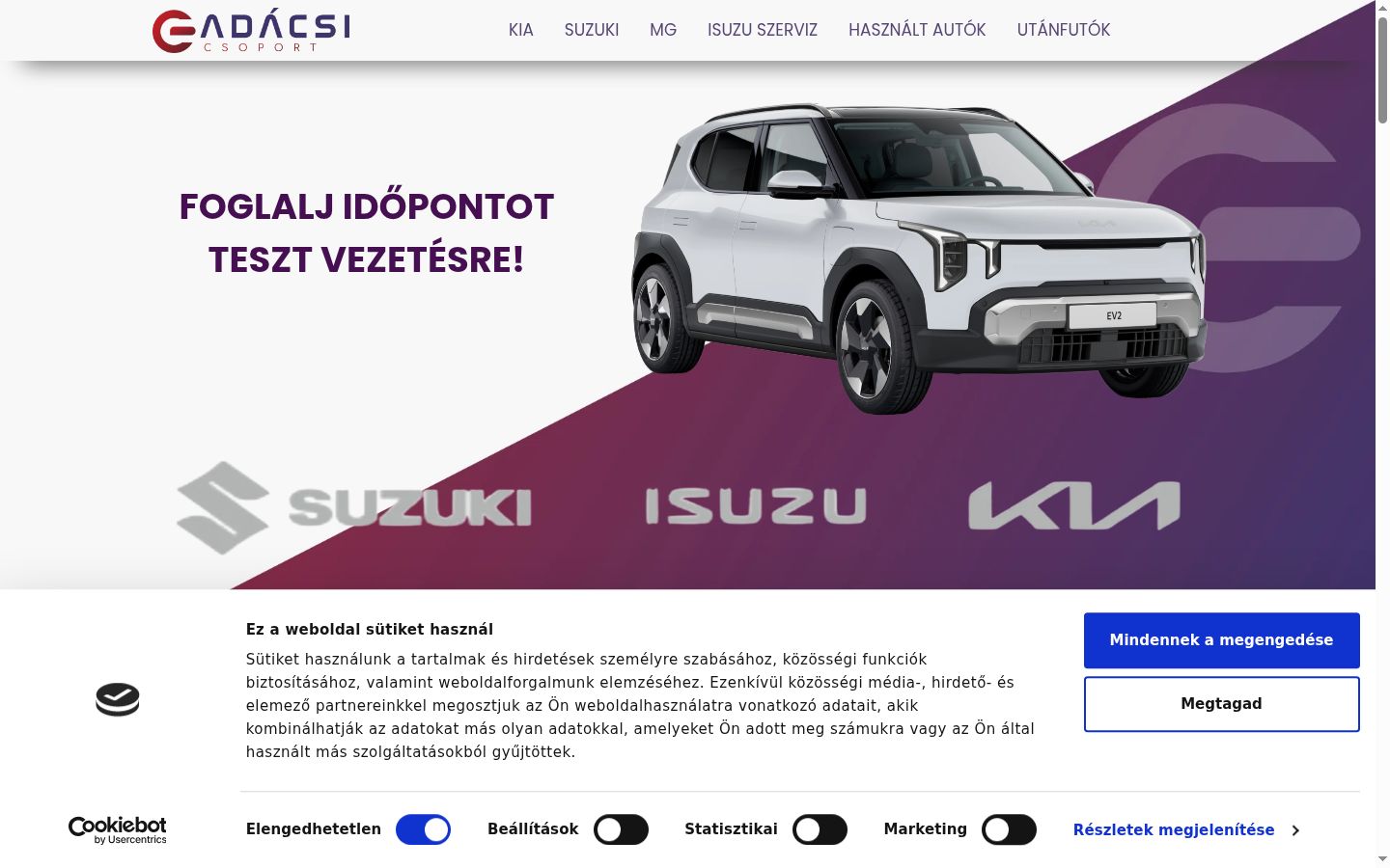 Sutikimo reklamjuostės, rodytos prieš bet kokią sąveiką, ekrano kopija