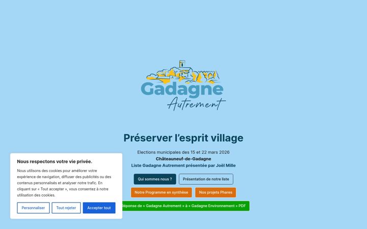 Screenshot of gadagneautrement.fr