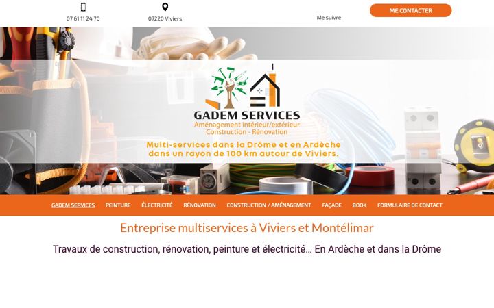 Screenshot of gademservices.fr