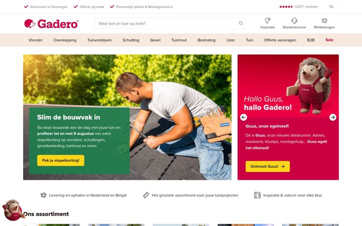 Screenshot του gadero.nl