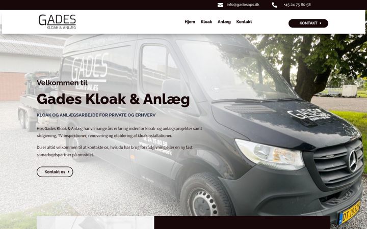 Screenshot of gadesaps.dk