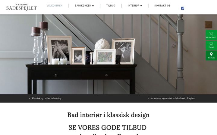 Screenshot of gadespejlet.dk