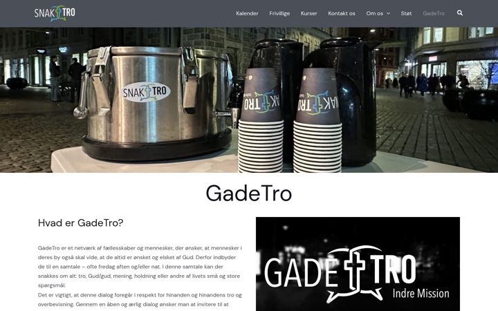 Screenshot of gadetro.dk