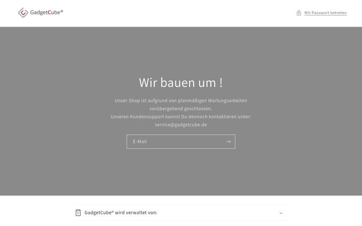 Screenshot of gadgetcube.de