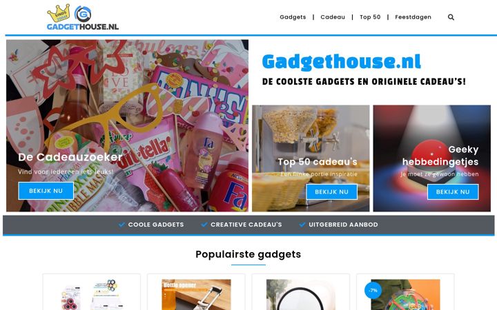 Screenshot of gadgethouse.nl