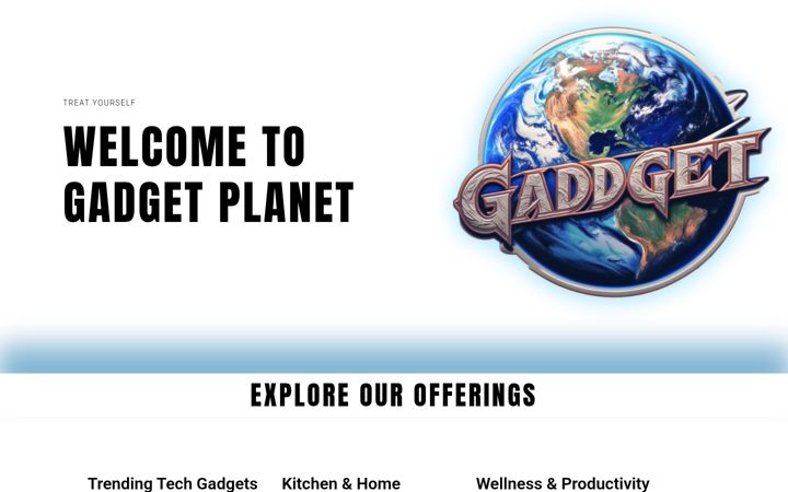Captură de ecran a gadgetplanet.info