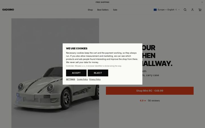 Screenshot of gadgino.store