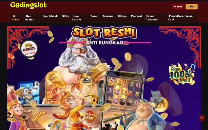 Screenshot of gadingslot.net