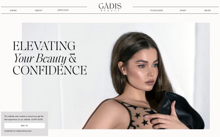 Screenshot of gadisbeauty.com