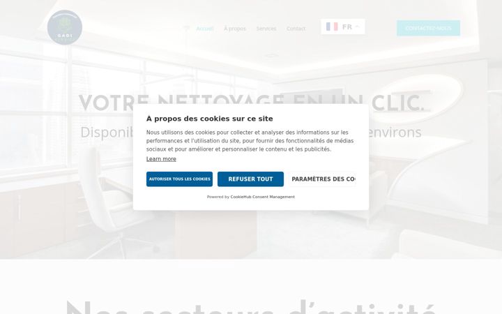 Screenshot of gadiservice.ca