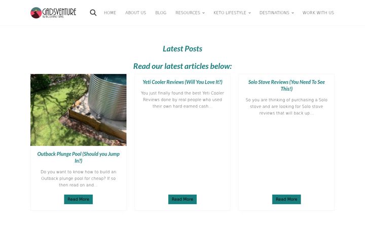 Screenshot of gadsventure.com