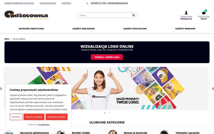 Screenshot of gadzetownia.pl