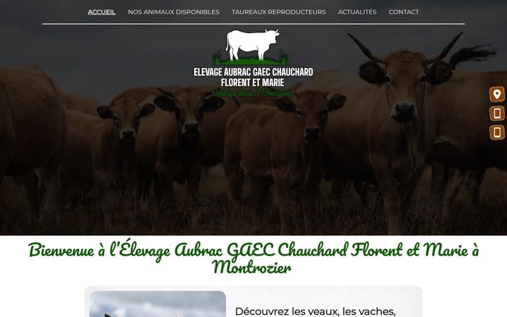 Screenshot of gaec-chauchard.fr
