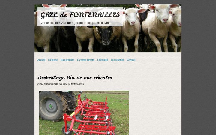 Screenshot of gaec-de-fontenailles.fr