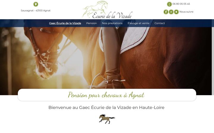 Screenshot of gaec-ecurie-delavizade.fr