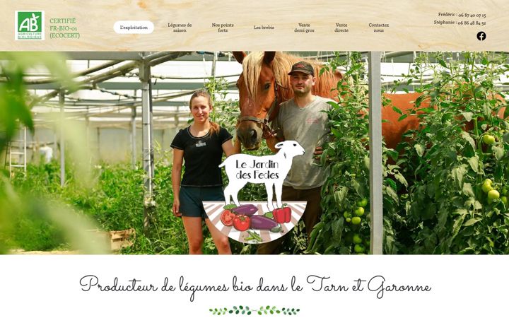 Screenshot of gaec-lejardindesfedes.fr
