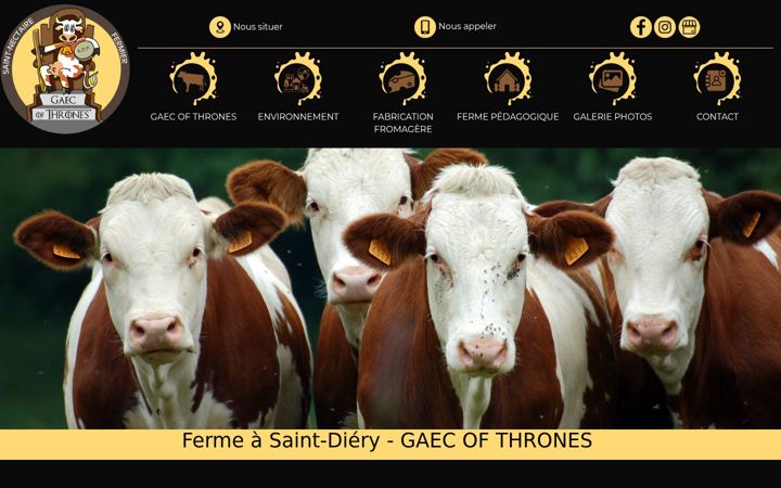 Screenshot of gaec-of-thrones.fr