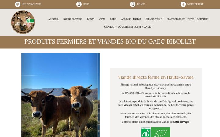 Screenshot of gaecbibollet.fr