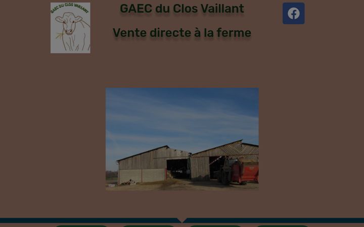 Screenshot of gaecduclosvaillant.fr