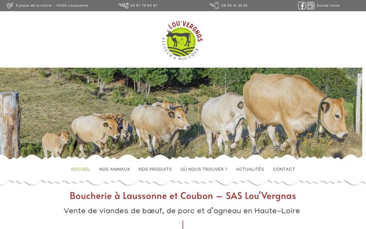 Screenshot of gaeclouvergnas.fr