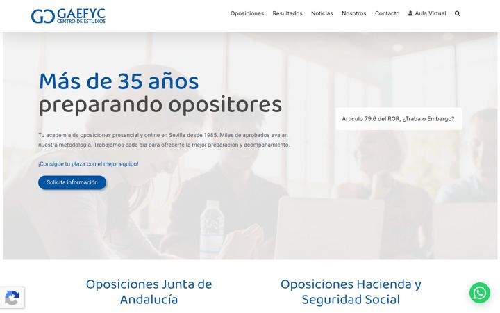 Screenshot of gaefyc.com