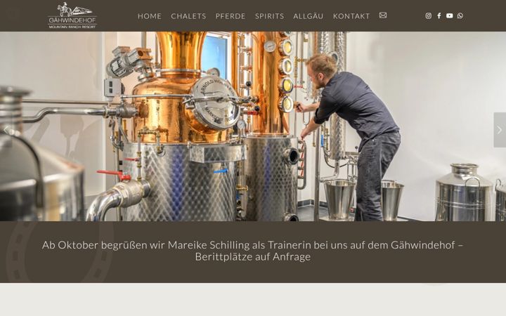 Screenshot ta' gaehwindehof.de