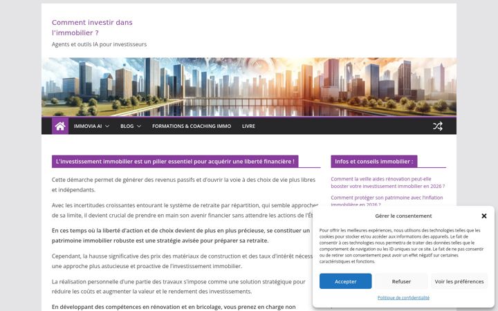 Screenshot of gael-marchand.com