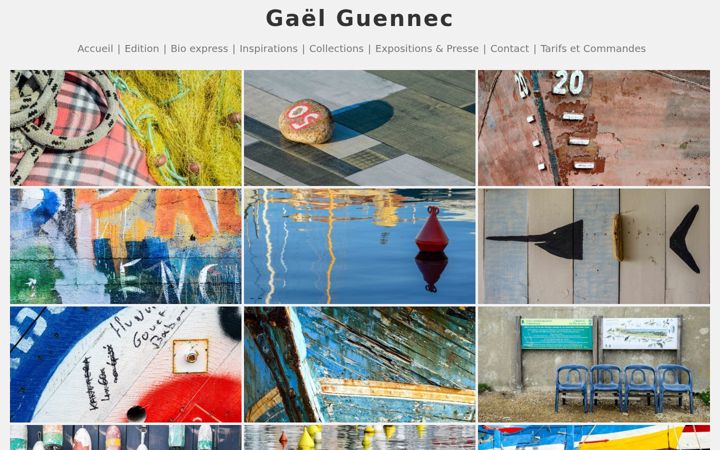 Screenshot of gaelguennec.com