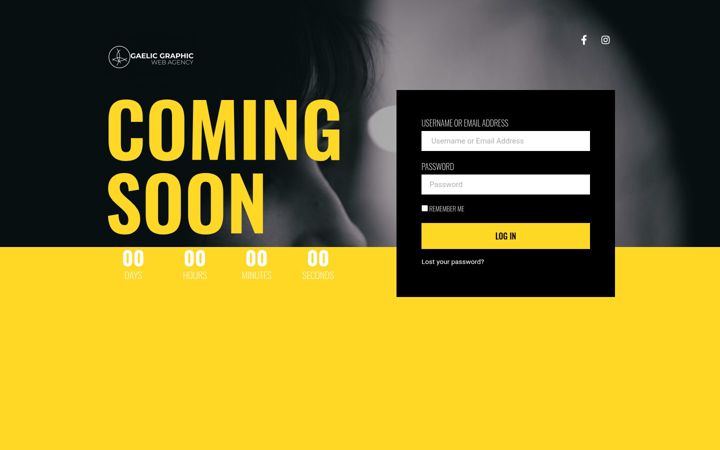 Screenshot of gaelicgraphicdesigner.com