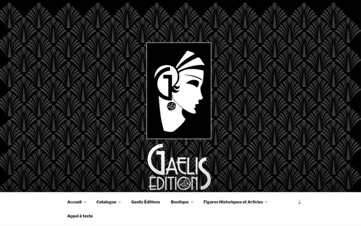 Screenshot of gaelis-editions.com