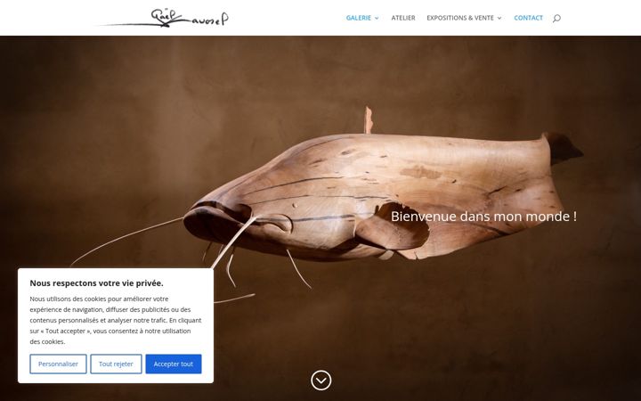 Screenshot of gaellavorel.ch