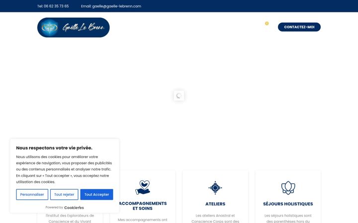 Screenshot of gaelle-lebrenn.com