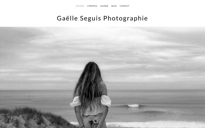 Screenshot of gaelleseguis-photographie.com