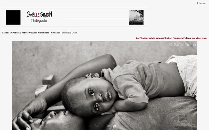 Screenshot of gaellesimon.com